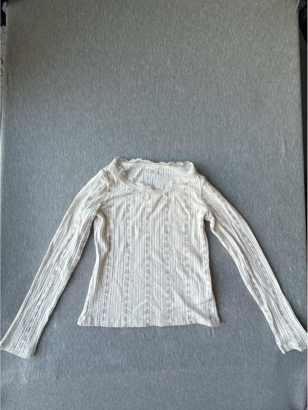 Flower and lace kids, Abercrombie and Fitch, long sleeve shirt